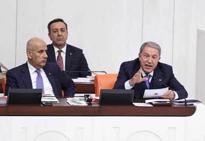 Millî Savunma Bakanı Hulusi Akar, Bakanlığın 2023 Bütçesinin Görüşüldüğü TBMM Genel Kurulunda Konuştu