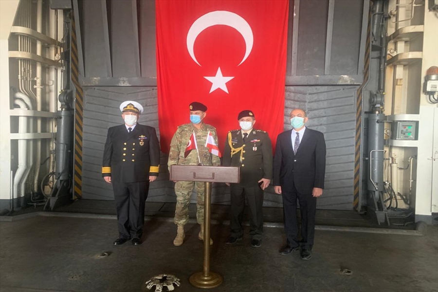 260 TONS OF FOOD AND CLEANING PRODUCTS WERE DELIVERED TO THE LEBANESE ARMY BY THE TURKISH ARMED FORCES